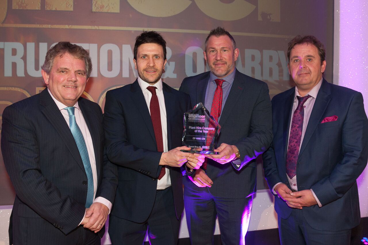 Plant Hire Company of the Year at the 2016 Plant & Civil Engineer's awards